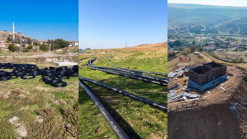 Aksaray’da Sapmaz köyünün su sorunu çözülüyor