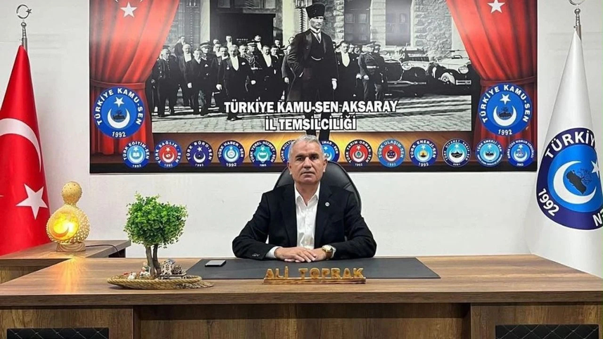 Aksaray Türk Eğitim-Sen’den toplu sözleşme için çağrı