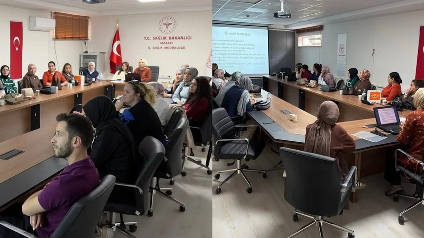 Sarıyahşi Devlet Hastanesi’nde bebek dostu hastane eğitimi