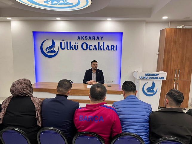 Ülkü Ocakları Aksaray İl Başkanlığı’nda seminer günü
