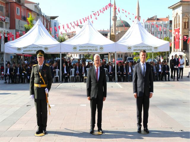 AKSARAY’DA 30 AĞUSTOS COŞKUYLA KUTLANDI