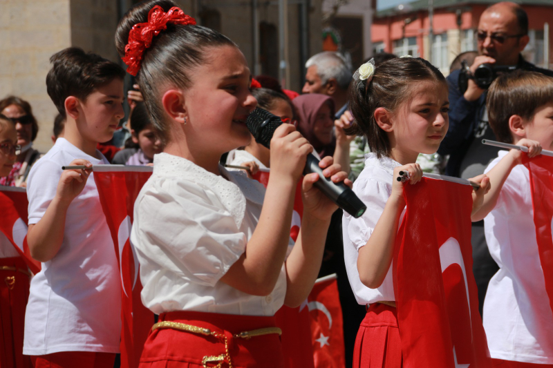 23 Nisan’ın Coşkusunu Çocuklar Yaşattı