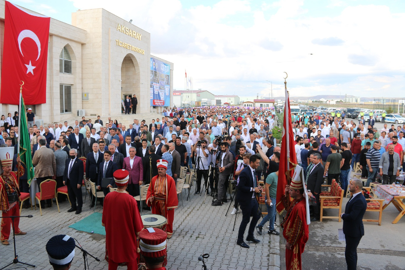 TOBB BAŞKANI HİSARCIKLIOĞLU; “AKSARAY’DA SANAYİ, TİCARET, TARIM VE TURİZM VAR ÇOK ŞANSLISINIZ”