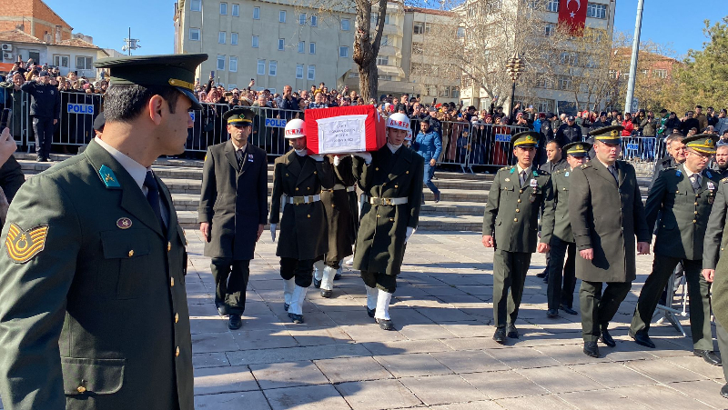 Aksaraylılar, Şehidini Gözyaşları İçinde Son Yolculuğuna Uğurladı