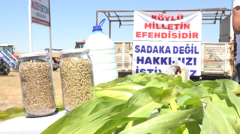 Aksaray'da Çiftçiler "Sadaka Değil, Emeğimizin Karşılığını İstiyoruz"