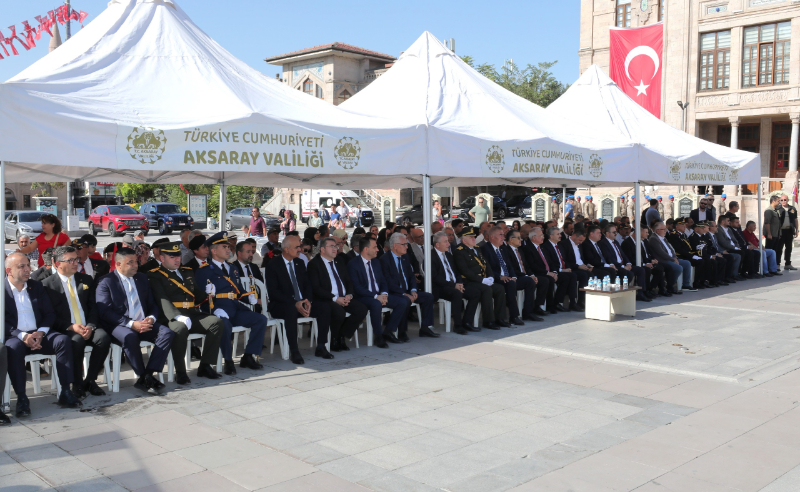 AKSARAY’DA 30 AĞUSTOS COŞKUYLA KUTLANDI