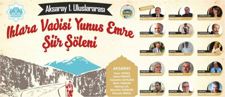 I. Uluslararası ıhlara vadisi yunus emre şiir şöleni