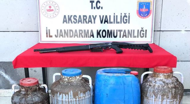 375 Litre Kaçak Şarap Ele Geçirildi