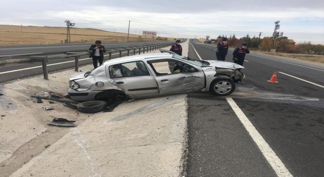 Nevşehir Yolunda Kaza: 2 Yaralı