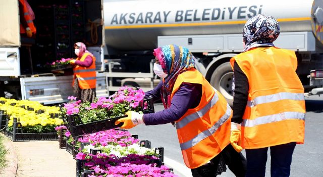 Aksaray’da Yeşil Alan Arttırma Çalışmaları Sürüyor