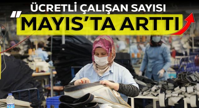 Ücretli Çalışan Sayısı Mayıs’ta Arttı