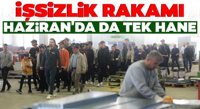 İşsizlik Rakamı Haziran'da da Tek Hane