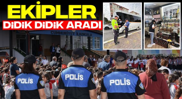 Ekipler Didik Didik Aradı