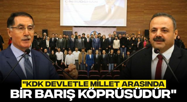 "KDK Devletle Millet Arasında Bir Barış Köprüsüdür"