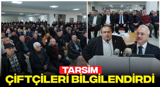 TARSİM, Çiftçileri Bilgilendirdi