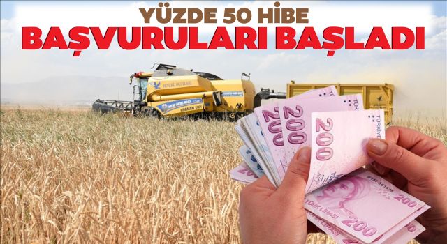 Yüzde 50 Hibe Başvuruları Başladı