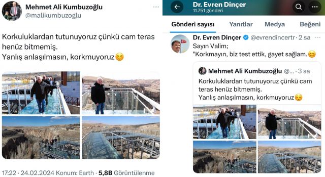 Vali Kumbuzoğlu ve Başkan Dinçer'in Paylaşımları, Binlerce İnsanı Gülümsetti