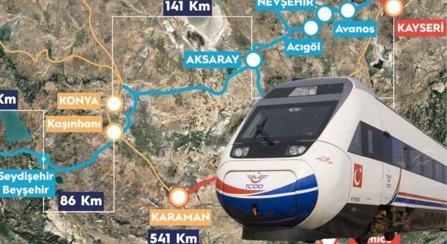 Aksaray’ın Hızlı Tren Hayali 2031’e Kaldı