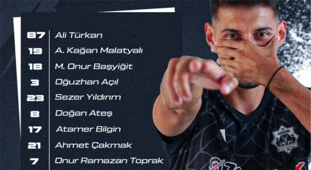 Erbaaspor Deplasmanında İlk 11’imiz Belli Oldu