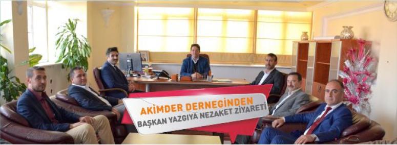 Akimder Derneğinden Başkan Yazgı’ya Nezaket Ziyareti