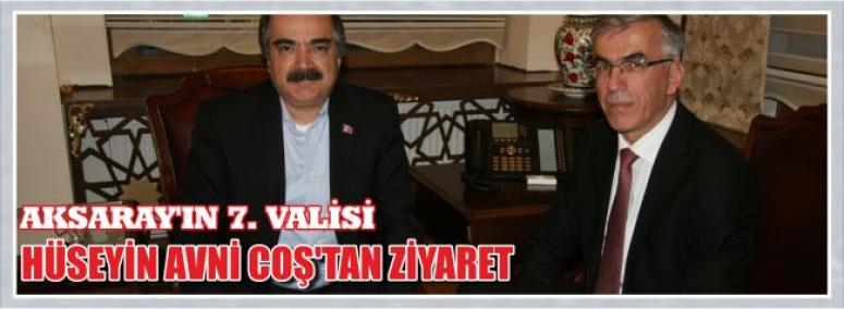 AKSARAY’IN 7. VALİSİ HÜSEYİN AVNİ COŞ’TAN ZİYARET