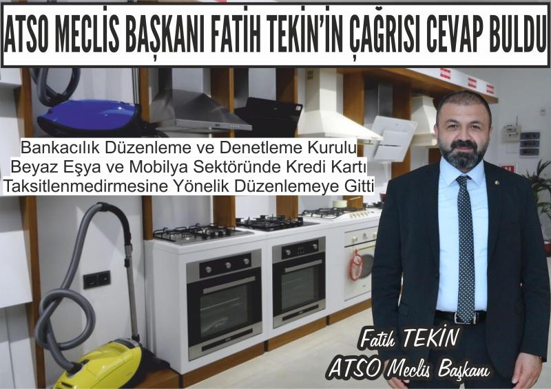 Atso Meclis Başkanı Fatih Tekin’in Çağrısı Cevap Buldu