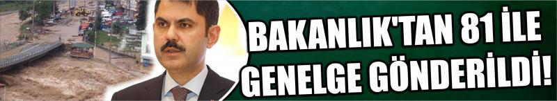 Bakanlık’tan 81 İle Genelge Gönderildi!