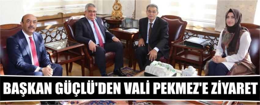 Başkan Güçlü’den Vali Pekmez’e Ziyaret