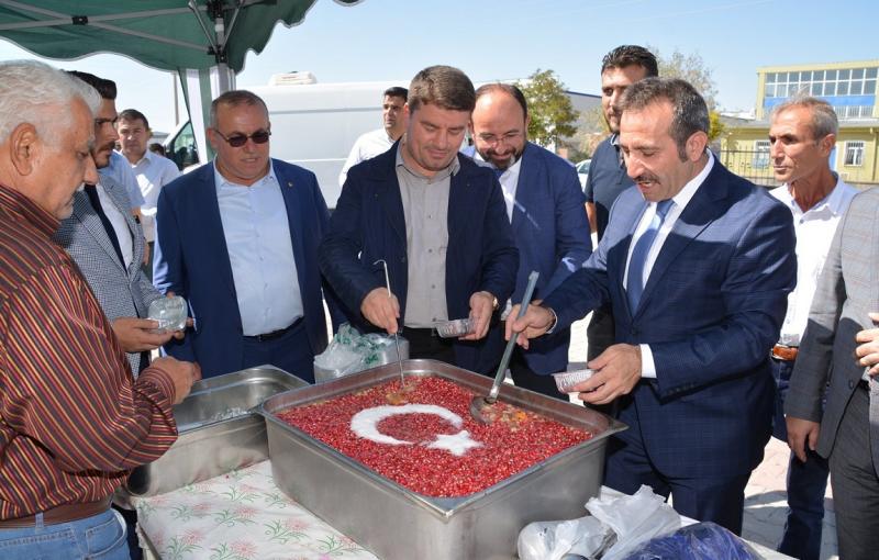 Başkandan Aşure Dağıtımı Ve Osiad Ziyareti