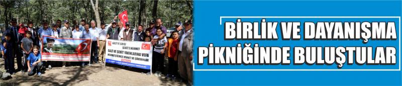 Birlik Ve Dayanışma Pikniğinde Buluştular