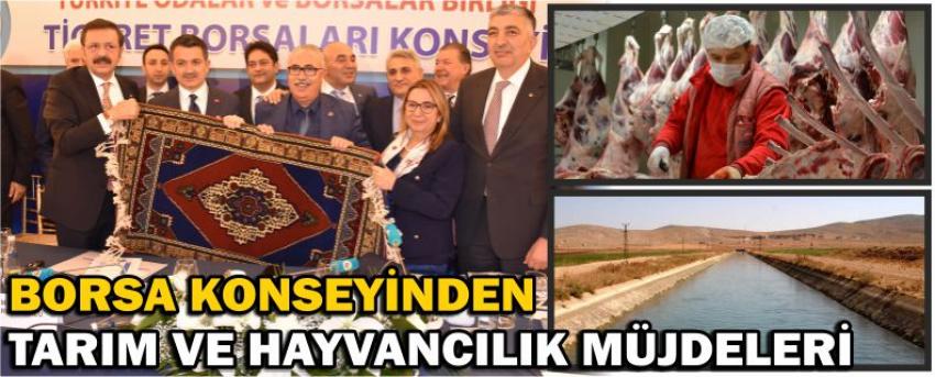 Borsa Konseyinden Tarım Ve Hayvancılık Müjdeleri