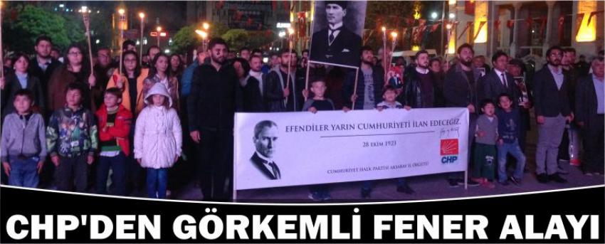 Chp’den Görkemli Fener Alayı