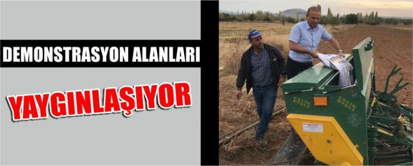 Demonstrasyon Alanları Yaygınlaştırılıyor