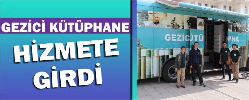 Gezici Kütüphane Hizmete Girdi