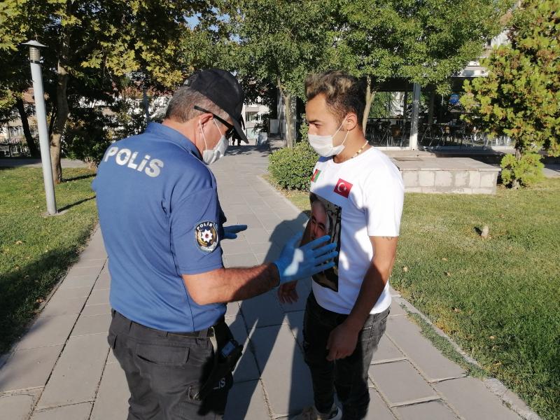 Asayişten Maske Mesafe Uyarısı