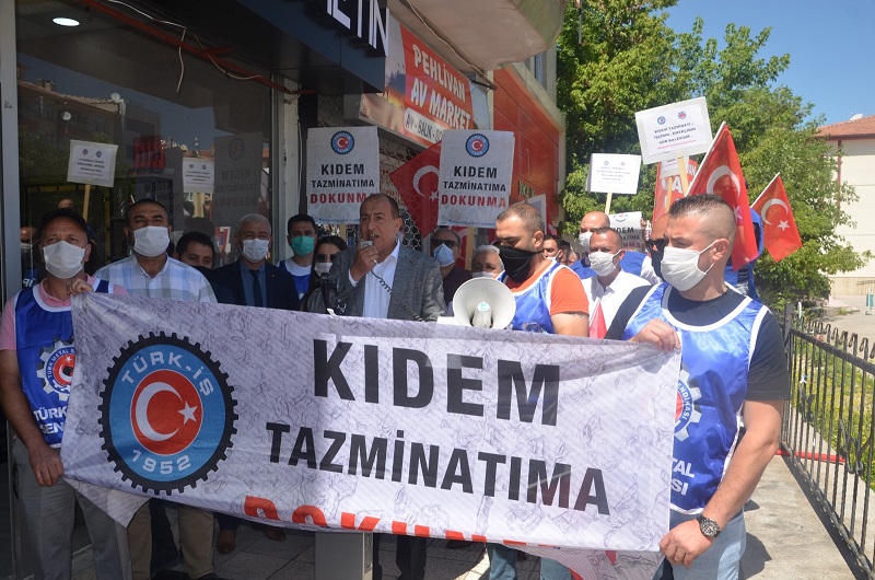 Taşdemir “KIDEM Tazminatı Kırmızı Çizgimiz”