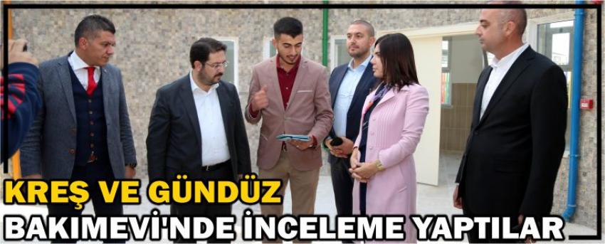 Kreş Ve Gündüz Bakımevi’nde İnceleme Yaptılar