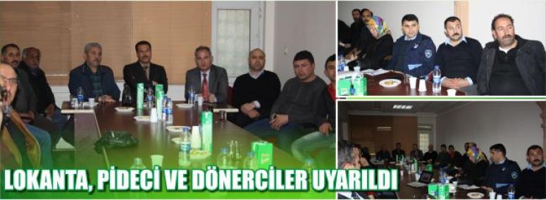 Lokanta, Pideci Ve Dönerciler Uyarıldı 