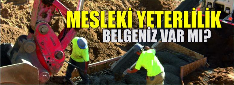 Meslekî Yeterlilik Belgeniz Var Mı?