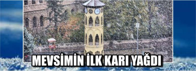 Mevsimin İlk Karı Yağdı