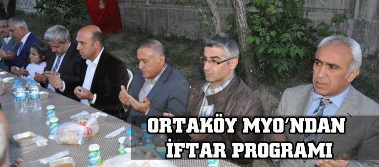 ORTAKÖY MYO’NDAN İFTAR PROGRAMI