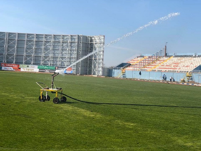 Saha Ve Tribün Çalışmaları Sürüyor