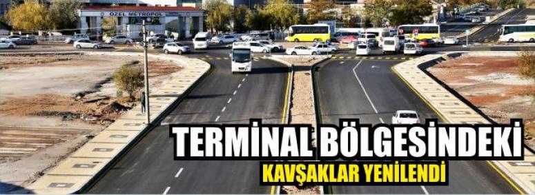 Terminal Bölgesindeki Kavşaklar Yenilendi