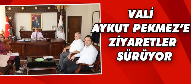 Vali Aykut Pekmez’e Ziyaretler Sürüyor.