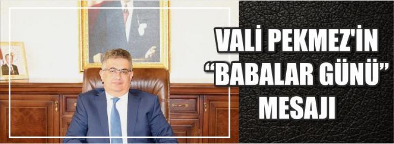 Vali Pekmez’in “Babalar Günü” Mesajı