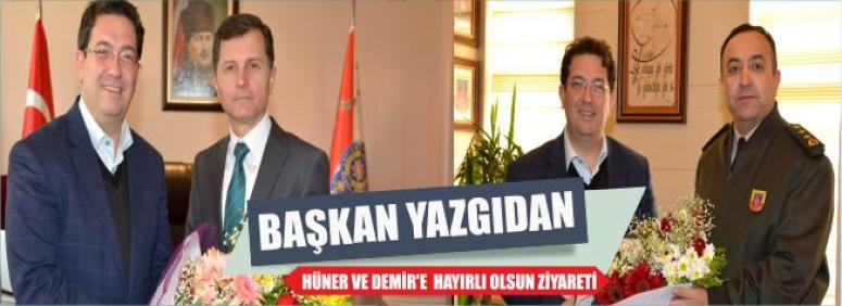 Başkan Yazgı’dan Hüner Ve Demir’e Hayırlı Olsun Ziyareti