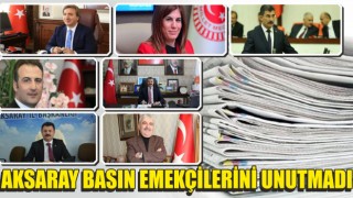 Aksaray Basın Emekçilerini Unutmadı