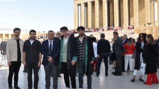 Cumhuriyetin 100.Yılını Anıtkabir'de Kutladılar