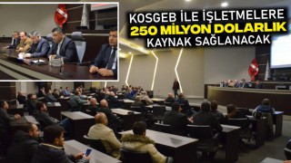 KOSGEB İle İşletmelere 250 Milyon Dolarlık Kaynak Sağlanacak