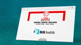 BİK Analitik Marka Tescil Belgesi Aldı